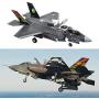 1/72 F35B Lightning II Attack Fighter Plane Metal Aircraft Model Military Airplane Model Diecast Plane Model for Collection or Gift