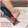 CaNibble Drill Attachment Nibbler, For Flat & Corrugated Sheets Up To 14 Gauge, Safe, Versatile Multi-Direction Cutting