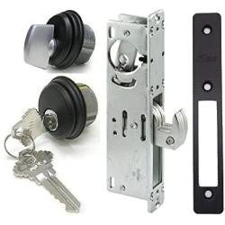 Pacific Doorware Adams Rite Style Door Lock Mortise Hook Deadbolt & Cylinder Combo, Adams Rite Cam, in Duronotic (31/32'' Backset)