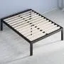 ZINUS Lorrick Metal Platform Bed Frame / Mattress Foundation / Easy, Bolt Free Assembly, Queen