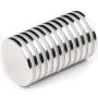 Super Strong Neodymium Disc Magnets, Powerful N52 Rare Earth Magnets - 1.26 inch x 1/8 inch, Pack of 12