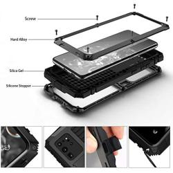 WintMing Compatible with Samsung Galaxy S20 Ultra Aluminum Metal Case Military Grade Case with Kickstand Shockproof Dustproof Cover