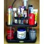 Stow-n-Spin (Black, Double Deluxe) Stow-n-Spin 2 Tier Lazy Susan Turntable Spice Rack Organizer Rotating Spice Holder Shelf w/3 Spinners Seasoning Organizer Racks for Spices Double Deluxe Spice Racks for Cabinets w/ 11'' Deep Shelves Stow-n-Spin (Black, Double Deluxe) Stow-n-Spin 2 Tier Lazy Susan Turntable Spice Rack Organizer Rotating Spice Holder Shelf w/3 Spinners Seasoning Organizer Racks for Spices Double Deluxe Spice Racks for Cabinets w/ 11'' Deep Shelves