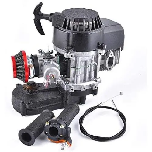 49cc 2 Stroke Engine with Gear Box 14T T8F Sprocket New Metal Recoil Racing Air Filter replacement for Mini Pocket Bike Gas G-Scooter ATV Quad Bicycle 49cc 2 Stroke Engine with Gear Box 14T T8F Sprocket New Metal Recoil Racing Air Filter replacement for Mini Pocket Bike Gas G-Scooter ATV Quad Bicycle