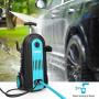 iRozce Pressure Washer, 3500PSI 1.75GPM Electric Power Washer with Foam Cannon, Metal Adapter, Quick Connector Nozzles for Driveway, Deck, Patio Furniture, Car Washing, Blue