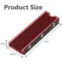 NVMe Heatsinks for M.2 2280mm SSD Double-Sided Cooling Design(red) NVMe Heatsinks for M.2 2280mm SSD Double-Sided Cooling Design(red)