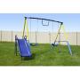 Sportspower My First Metal Swing Set with Slide