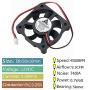 Gdstime 50x50x10mm 50mm 12v Dc Brushless Cooling Fan 2 inch Gdstime 50x50x10mm 50mm 12v Dc Brushless Cooling Fan 2 inch