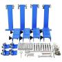 VEVOR Screen Printing Machine 4 Color 4 Station Silk Screen Printing Machine 17.7x21.7Inch Screen Printing Press for T-Shirt DIY Printing Removable Pallet (4 Color 4 Station)