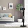 COSTWAY Pedestal Fan, 16-Inch Adjustable Height Fan, 3-Speed Digital Control, Timer, LCD Display, Double Blades, Remote Control, Oscillating Stand Fan for Home, Office, Bedroom