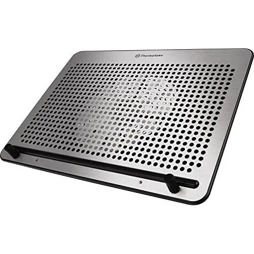 Thermaltake Massive A21 Aluminum Panel Single 200mm Fan 10”-17” Laptop Notebook Cooling Pad CL-N011-PL20BL-A, Black Thermaltake Massive A21 Aluminum Panel Single 200mm Fan 10”-17” Laptop Notebook Cooling Pad CL-N011-PL20BL-A, Black
