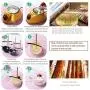 YoungRich 100 PCS Wood Candle Wicks with Iron Stand Candle Cores Natural Environmental-Friendly Wick for Candle Making and Candle DIY Craft 13x1.3cm / 5.1x0.5inch