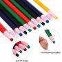 24 Pieces Peel-Off China Markers Grease Pencil Crayons Colorful Drawing Marking Wax Pencils for Wood, Glass, Garments, Metal, Fabrics, Porcelain, Film, Paper