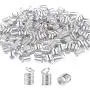 BronaGrand 150pcs Antiqued Brass Silver Crimp Fasteners Leather Cord Ends Caps Necklace Clasp Jewelry Parts 9x5mm BronaGrand 150pcs Antiqued Brass Silver Crimp Fasteners Leather Cord Ends Caps Necklace Clasp Jewelry Parts 9x5mm