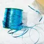 Juvale Metallic Light Blue Twist Ties for Bags (1 Roll) 399 Yards Length