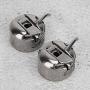 2Pcs Stainless Steel Sewing Machine Bobbin Case Metal Reverse Bobbin Case Sewing Machine for Singer