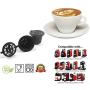 Nespresso Capsules Refillable - Reusable Coffee Pods For Nespresso Cups - OriginalLine Compatible - Pack of 6