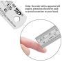 Ruler Metal Straight Edge Ruler Stainless Steel Ruler 6 Inch Ruler Set Rulers Bulk 6 Pack