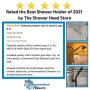 All Metal Shower Head Holder for Hand Held Showerheads, Polished Chrome | Adjustable Shower Arm Mount with Universal Wall Hook Bracket and Brass Pivot Ball All Metal Shower Head Holder for Hand Held Showerheads, Polished Chrome | Adjustable Shower Arm Mount with Universal Wall Hook Bracket and Brass Pivot Ball