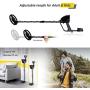 INTEY Metal Detector - High Accuracy and Lightweight 2 Modes 3 Distinctive Audio Tones, LCD Screen and Waterproof Search Coil with Adjustable Shaft for Adults and Kids