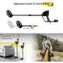 INTEY Metal Detector - High Accuracy and Lightweight 2 Modes 3 Distinctive Audio Tones, LCD Screen and Waterproof Search Coil with Adjustable Shaft for Adults and Kids