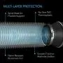 AC Infinity Flexible 4-Inch Aluminum Ducting, Heavy-Duty Four-Layer Protection, 8-Feet Long for Heating Cooling Ventilation and Exhaust AC Infinity Flexible 4-Inch Aluminum Ducting, Heavy-Duty Four-Layer Protection, 8-Feet Long for Heating Cooling Ventilation and Exhaust