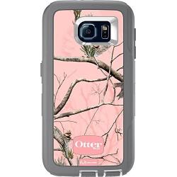 OtterBox Defender Series for Samsung Galaxy S6 - Retail Packaging - AP Pink (White/Gunmetal Grey with Pink AP Camo) - (Case Only - Holster Not Included)