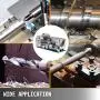 BestEquip Metal Lathe 8x16 Inch,Mini Metal Lathe Infinitely Variable Speed 2250RPM,Precision Lathe Machine 750W,Metal Working Lathe, Small Metal Lathe,for Precision Parts Processing