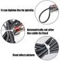 ACTCRH ACT-CT11N Cable Tie Gun for Wire Harness and Cable Bundle, Fastening and Cutting Plastic Nylon Cable Ties, Red
