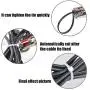 ACTCRH ACT-CT11N Cable Tie Gun for Wire Harness and Cable Bundle, Fastening and Cutting Plastic Nylon Cable Ties, Red