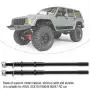 RC Car Drive Shaft, 2 Pcs Metal Rear Axle Dogbone Drive Shaft for AXIAL SCX10 II 90046 90047 Remote Control Car Upgrade Accessory RC Car Drive Shaft, 2 Pcs Metal Rear Axle Dogbone Drive Shaft for AXIAL SCX10 II 90046 90047 Remote Control Car Upgrade Accessory