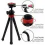 Acuvar 12'' Inch Flexible Camera Tripod with Wrapable Disc Legs & Quick Release Plate + Universal Smartphone Mount + Wireless Remote Control for All Smartphones Acuvar 12'' Inch Flexible Camera Tripod with Wrapable Disc Legs & Quick Release Plate + Universal Smartphone Mount + Wireless Remote Control for All Smartphones