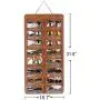 AROUY Sunglasses Organizer Storage, Hanging Dust Proof Wall Pocket Glasses Organizer - 16 Felt Slots Sunglass Organizer Holder with Metal Hook and Sturdy Rope (Brown, Dust Proof) AROUY Sunglasses Organizer Storage, Hanging Dust Proof Wall Pocket Glasses Organizer - 16 Felt Slots Sunglass Organizer Holder with Metal Hook and Sturdy Rope (Brown, Dust Proof)