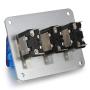 Twilight Garage Dc 12V Metal Wire Drawing face Plate Car Toggle Switch with LED Indicator for Racing Sport Competitive Car