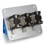 Twilight Garage Dc 12V Metal Wire Drawing face Plate Car Toggle Switch with LED Indicator for Racing Sport Competitive Car