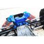 GPM Traxxas Rustler 4X4 VXL (67076-4) Upgrade Parts Aluminum Front Shock Tower - 1Pc Set Blue