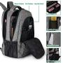 Matein Travel Laptop Backpack, Business Anti Theft Slim Durable Laptops Backpack with USB Charging Port, Water Resistant College School Computer Bag Gifts for Men & Women Fits 15.6 Inch Notebook, Grey