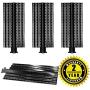 Hongso Porcelain Steel Heat Plates Shield Replacement Parts for Charbroil 464224411 466224411, Kenmore 415.16135110 Gas Grill, Flame Tamer G524-0032-W1, 16 Inch Grill Heat Tent, PPC0044 (4 Pack)