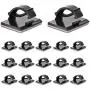 Akstore 100 PCS Adhesive Cable Clips Self-Adhesive Wire Clips Cable Wire Management Wire Cable Holder Clamps Cable Tie Holder for Car, Office and Home (Black) Akstore 100 PCS Adhesive Cable Clips Self-Adhesive Wire Clips Cable Wire Management Wire Cable Holder Clamps Cable Tie Holder for Car, Office and Home (Black)