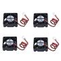 BIGTREETECH DIRCT Ball Bearing 3010 12V 2Pin 3CM 30mm 30x30x10mm Micro DC Mini Brushless Cooler Cooling Fan (4pcs)