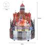Microworld Beauty and The Beast 3D Metal Puzzle Jigsaw DIY Laser Cut Model Building Kit Music Box