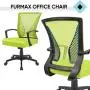 Furmax Office Chair Mid Back Swivel Lumbar Support Desk Chair, Computer Ergonomic Mesh Chair with Armrest (Cyan) Furmax Office Chair Mid Back Swivel Lumbar Support Desk Chair, Computer Ergonomic Mesh Chair with Armrest (Cyan)