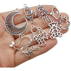 70PCS Bezel Charms Pendants Open Back Bezel Pendants Hollow Mold Pendants Assorted Geometric Hollow Pressed Flower Frame Pendant DIY Crafts for Resin Earrings Necklace Bracelet (M333)