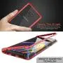 Note 9 Case, Punkcase Magnetic Shield, Protective Metal Frame Cover W/TPU Layer | 9H Tempered Glass Back + Screen Protector | Easy Slip On & Off Design Compatible W/Samsung Galaxy Note 9 (Red)