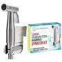 Purrfectzone Bidet Sprayer for Toilet and Baby Cloth Diaper Sprayer- Easy to Install, Great Hygiene with Less Money Spent (Brushed Nickel) Purrfectzone Bidet Sprayer for Toilet and Baby Cloth Diaper Sprayer- Easy to Install, Great Hygiene with Less Money Spent (Brushed Nickel)