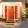 BeauFlw Merry Christmas Banners,Christmas Decorations,Front Door Welcome Christmas Porch Sign Banners for Home Wall Indoor Outdoor Holiday Party Decor (2 Pieces) BeauFlw Merry Christmas Banners,Christmas Decorations,Front Door Welcome Christmas Porch Sign Banners for Home Wall Indoor Outdoor Holiday Party Decor (2 Pieces)