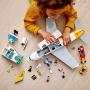 LEGO City Passenger Airplane 60262, with Radar Tower, Airport Truck with a Car Elevator, Red Convertible, 4 Passenger and 4 Airport Staff Minifigures, plus a Baby Figure, New 2020 (669 Pieces)