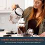COSORI Electric Kettle Glass Hot Water Boiler & Tea Heater with LED Indicator Inner Lid & Bottom, Auto Shut-Off&Boil-Dry Protection, BPA Free,1.7L, Black