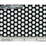 CCG 16''x48'' Small Perforated Grill Mesh Sheet - Gloss Black