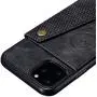 Herbose Case Compatible with iPhone 12-iPhone Pro Cover with Full Armor Wallet |iPhone Case for Card Holder | Metal and Leather Back - Magnetic Car Mount and Kick Stand (6.1 inch)